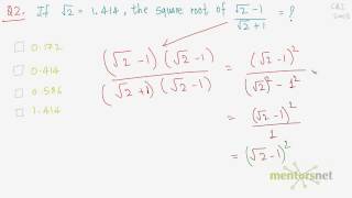 QT 47 Question set 3 on Squre and Cube Roots