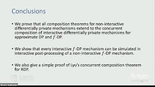 Concurrent Composition Theorems for all Standard Variants of Differential Privacy