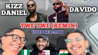 FOREIGNERS REACT TO KIZZ DANIEL FT. DAVIDO - TWE TWE (REMIX) || MEANING OF BIG BAKASSI!!!