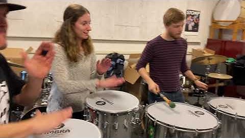 Short clip of my percussion lesson @ codarts university, Rotterdam