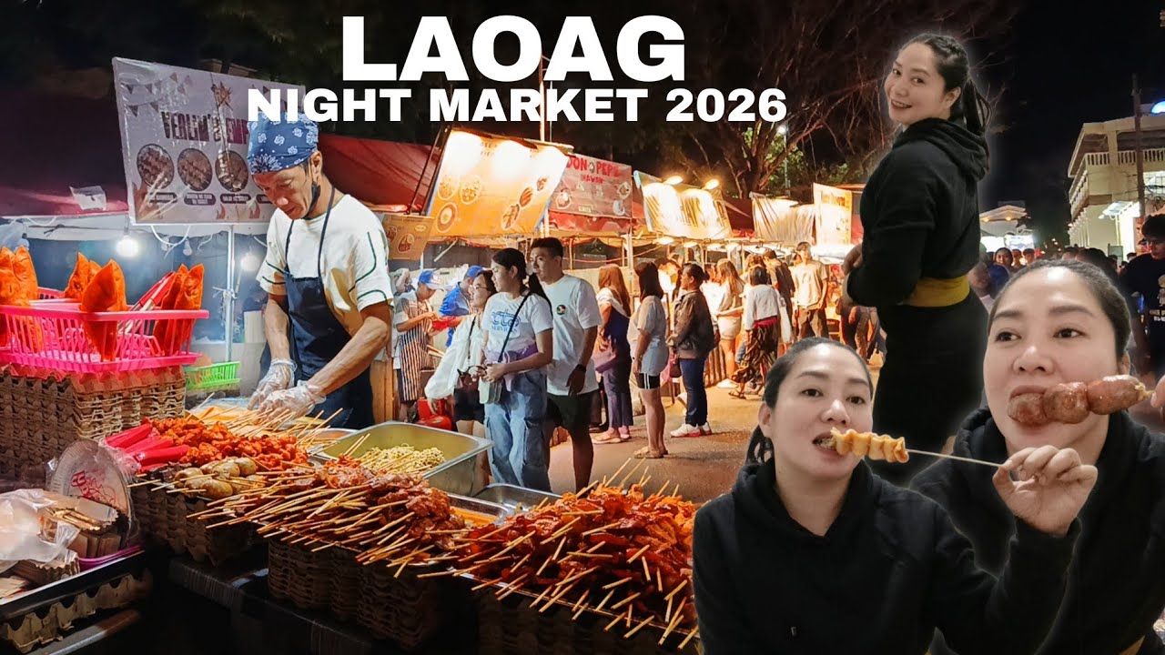 LAOAG PAMULINAWEN FESTIVAL 2026 | LAOAG NIGHT MARKET 2026 | ANDAMING FOOD/DAMIT/KITCHEN TOOL ATB.
