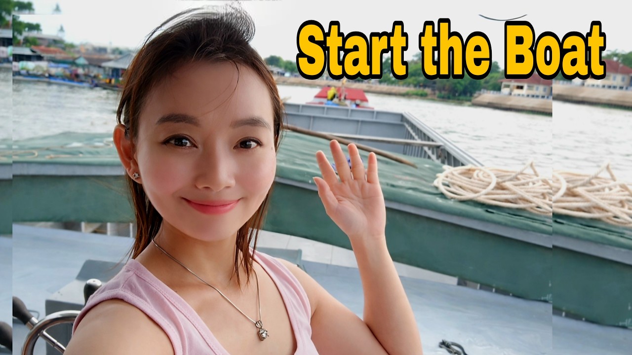 Starting the Boat Journey | Mekong River Boat Girl