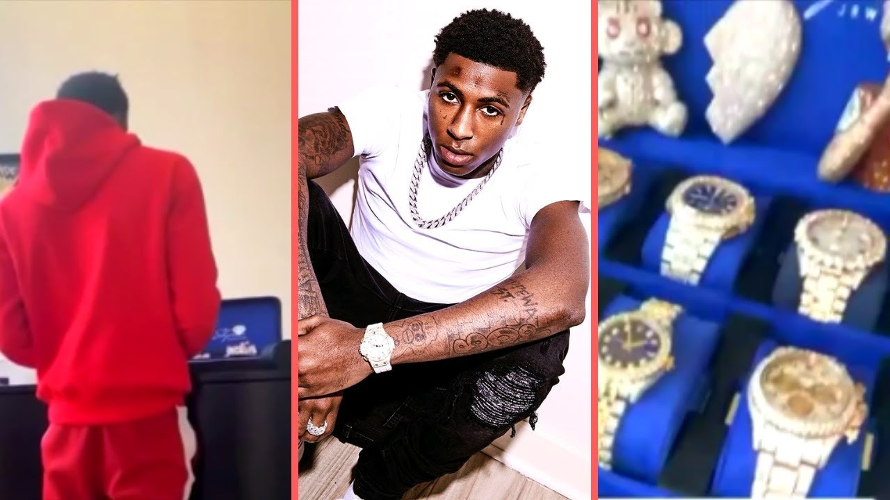 Youngboy jewelry collection looking 🔥 would love to see him on GQ so he  can show it off : r/NBAYoungboy