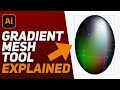 Gradient Mesh Tool in Illustrator Explained! - Tutorial for Beginners