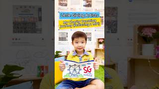 Little hands, BIG impact! 🎨❤️ Follow Evan’s giving journey with Minister Ong Ye Kung! #LGA #S4K_SBEC