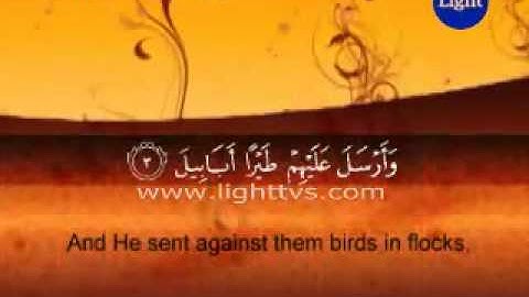 Surah Al-Fil - The Elephant -- سورة الفيل  (Saad Al Ghamdi)