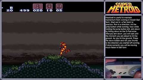 Super Metroid: Mockball Tutorial