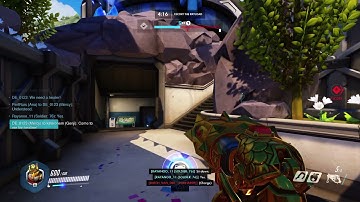 Overwatch  RoadHog Avoid Enemies from Payload with his ultimate