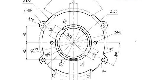 T-Flex CAD 15 2D - Exercise 80