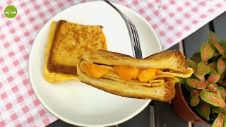 (Siêu dễ) BÁNH MÌ SANDWICH TRỨNG PHÔ MAI CHẢY - Bữa sáng nhanh chóng và siêu ngon