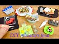 13 DIY Miniature Food and Drink for Dollhouse