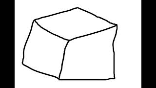 Cartoony cube