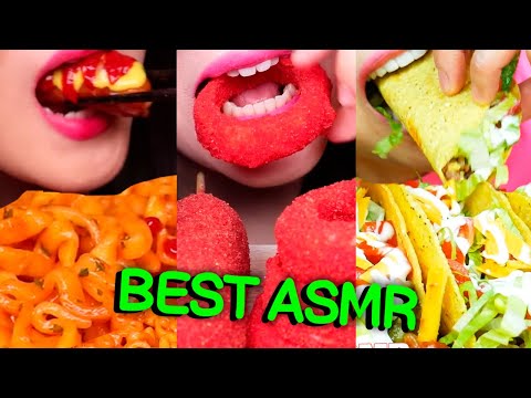 Compilation Asmr Eating - Mukbang Lychee, LINH, Jane, Sas Asmr | Part 55