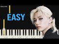 Stray Kids DIVINE EASY Piano Tutorial By Pianella Piano 