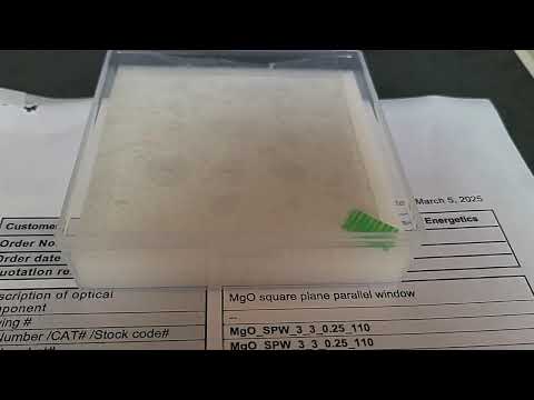 Magnesium oxide (MgO) single crystals for laser-driven shock-compressed experiments