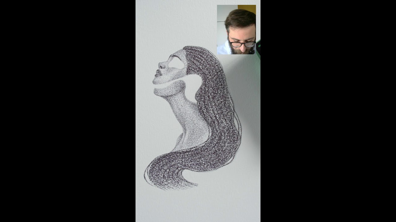 Stippling & Chat - Woman´s Portrait