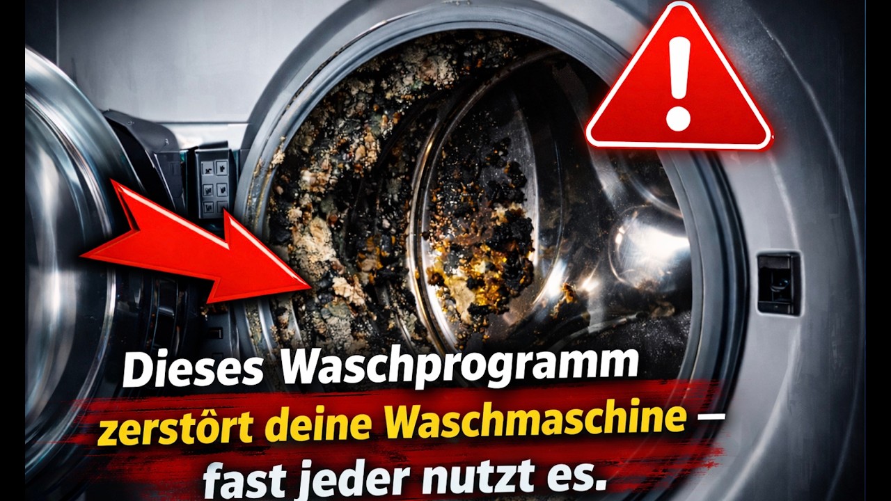 Dieses Waschprogramm zerstört deine Waschmaschine – fast jeder nutzt es.