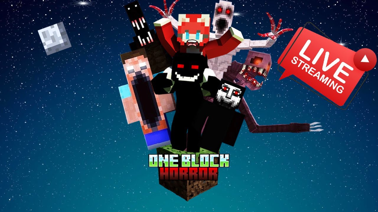 LIVE - One Block Horror #1 บล็อคเดียวกับผีเป็นฝูง 