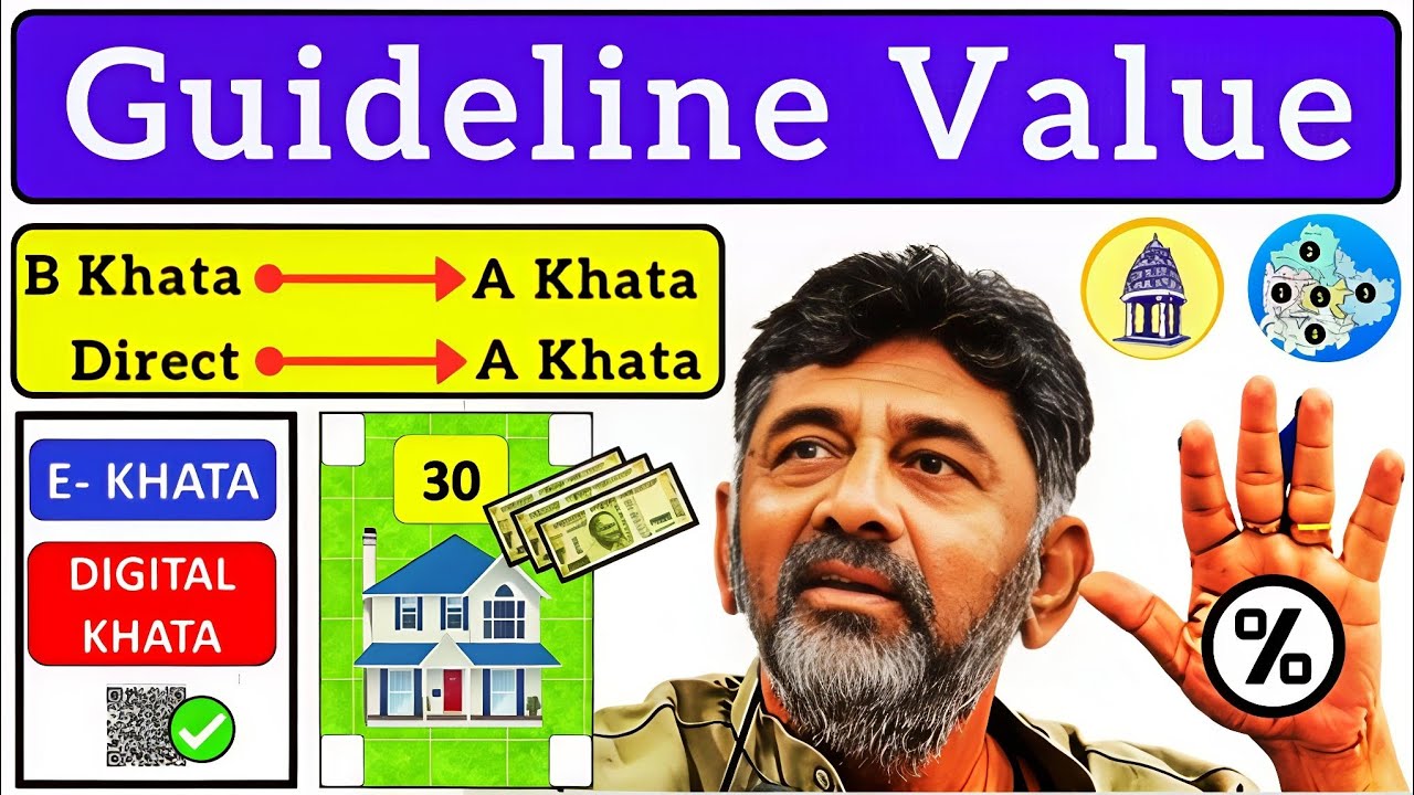 Guideline Value of Property Karnataka | B Khata To A Khata Conversion Bengaluru |  Vishnu Murki 