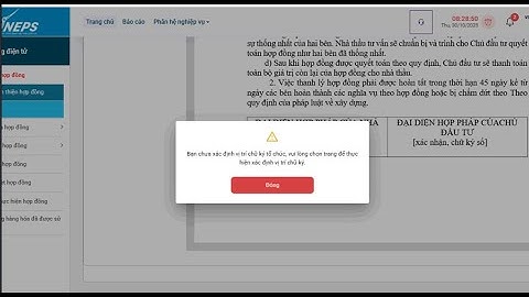 Cách ký Hợp Đồng Điện Tử trang Đấu Thầu Quốc Gia (Muasamcong.mpi.gov.vn) bằng chữ ký số