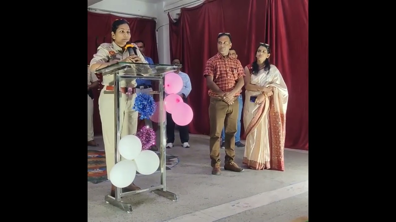 Speech by Mrs Astha Modi, IPS & Supdt of Police Fatehabad & Anup Singh, Principal, JNV Fatehabad HR