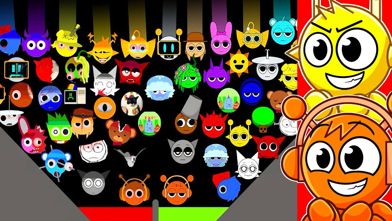 Реакция на SPRUNKI RETAKE против CLASSIC Marble Race!