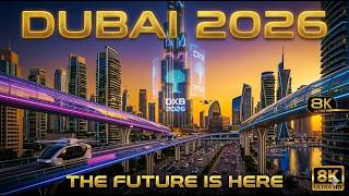 Dubai 2026 in 8K | The World’s Most Futuristic City, Iconic Skyscrapers & Ultra-Modern Evolution