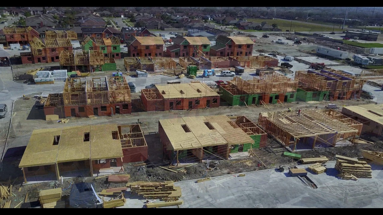 Razor Construction Woodbend Townhomes Day 38 YouTube