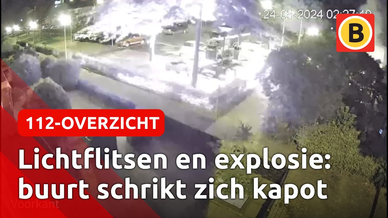 Buurt trilt letterlijk en figuurlijk na aanslagen met explosies | 112-overzicht