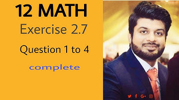 2nd year Math.Exc 2.7 Q. 1 to 4 complete
