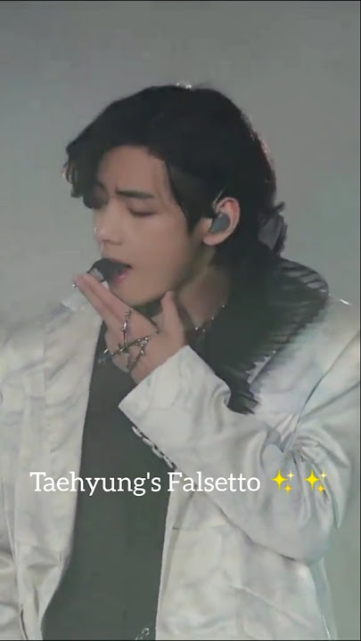 Taehyung's falsetto in blue & grey  #taehyung #shorts #bts