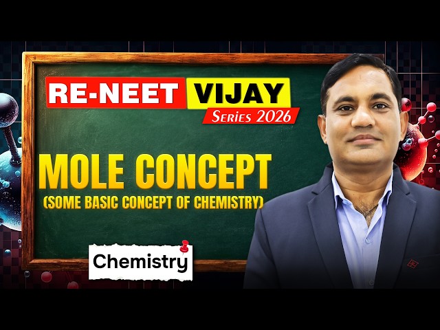 Chemistry: Mole Concept Important Points By PT Sir | RE-NEET Vijay