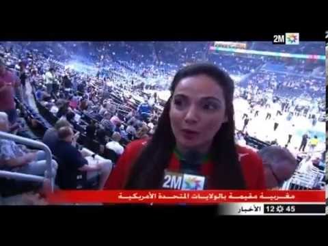العلم المغربي يرفرف في اورلاندو و الفنانان الدوزي و المريني يغنيان العيون عينيا في افتتاح دوري