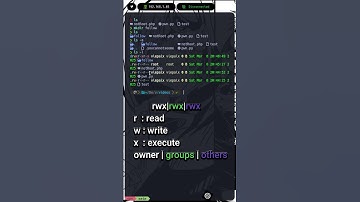 🐧📁 Command ls in linux and permission 📁🐧 #shorts  #archlinux #tutorial