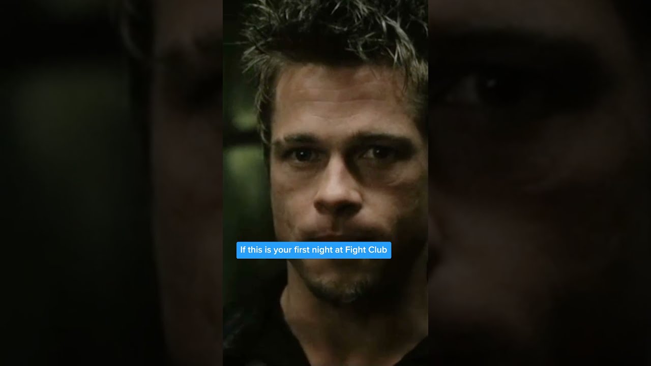 Second Rule Of Fight Club Is You Do Not Talk About Shorts FightClub BradPitt