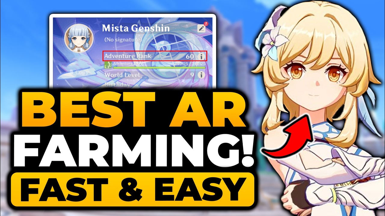 How To Farm AR Genshin Impact (FASTEST & EASIEST WAYS) ULTIMATE GUIDE ...