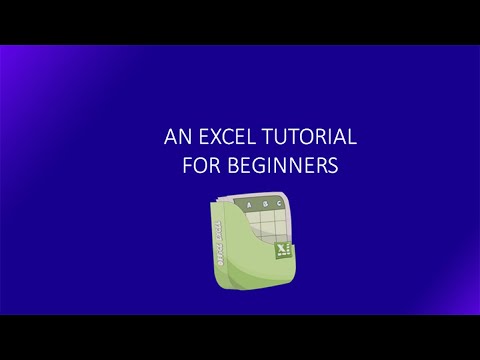 Excel Tutorial for Beginners - YouTube