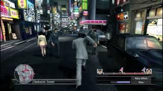 Yakuza 3 Remastered | Flawless police chase
