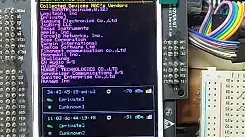 ESP32-BLECollector on a Wrover-Kit