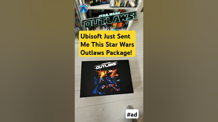 I just got sent THIS Star Wars Outlaws package from Ubisoft!