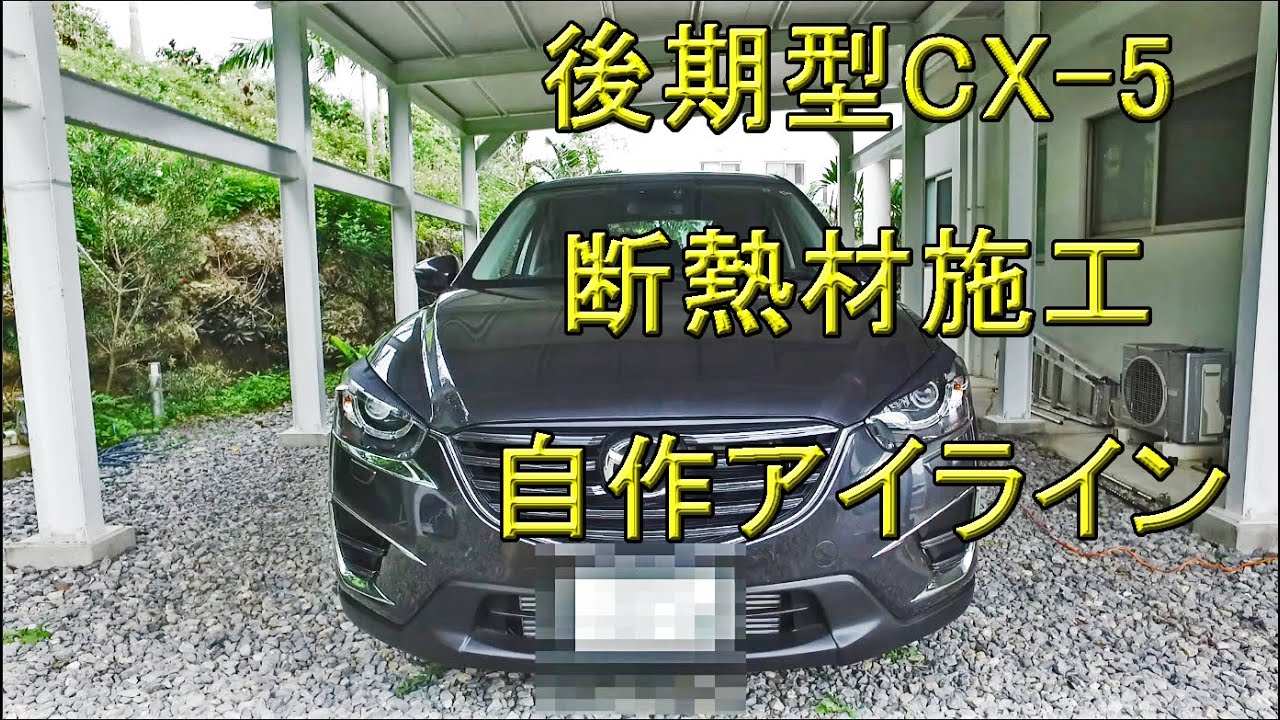 Cx 5 自作カーボンアイライン Youtube