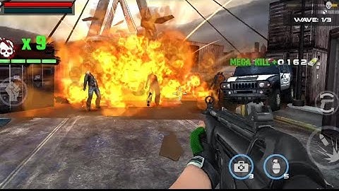Explosion in dead target gameplay.
