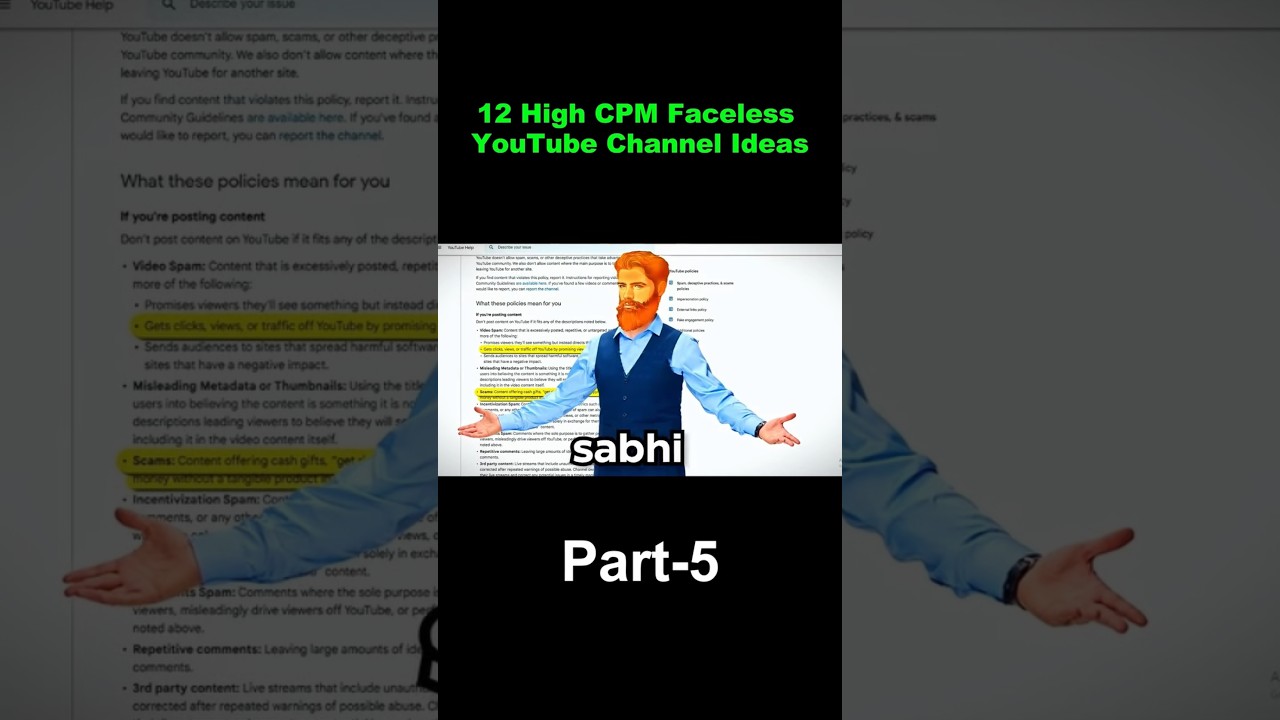 faceless YouTube Channel Ideas 