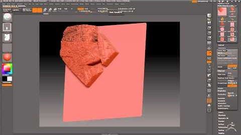 ZBrush Alpha from Mandelbulb 3D