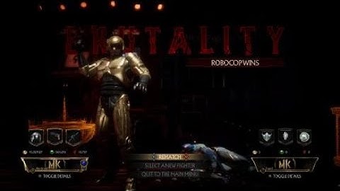 Mortal kombat 11 robo cop brutality tutorial:  that one time