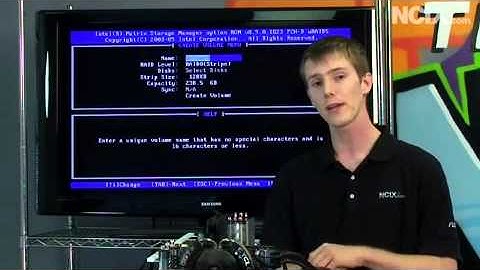 RAID 0 & RAID 1 Setup Guide NCIX Tech Tips #77