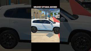 grand vitara car added in game 🎯 Indian vehicles simulator 3D game new update 🤑 #shorts #trending