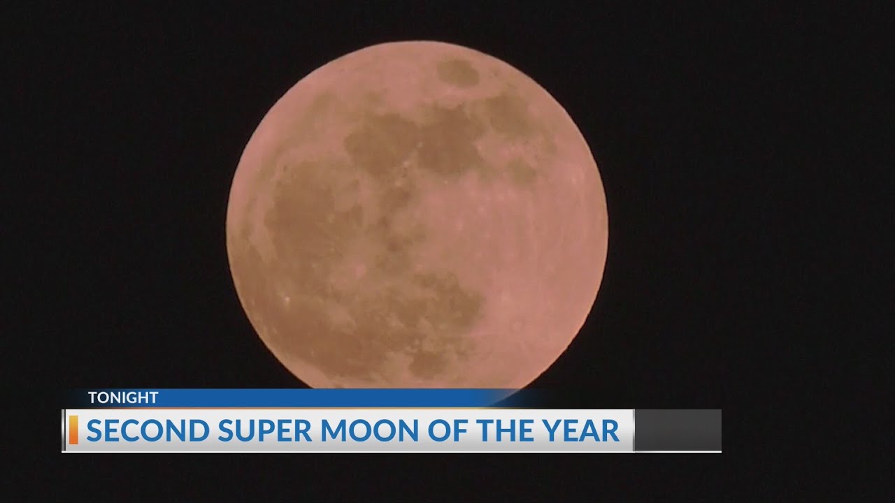 2nd super moon of 2025 shines bright Wednesday night