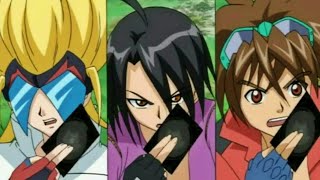 Bakugan Battle Brawlers Masquerade vs Shun vs Dan