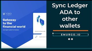 Yoroi Tutorial  Send Ledger ADA to other wallets & Sync Mobile Wallet w/ Browser Wallet
